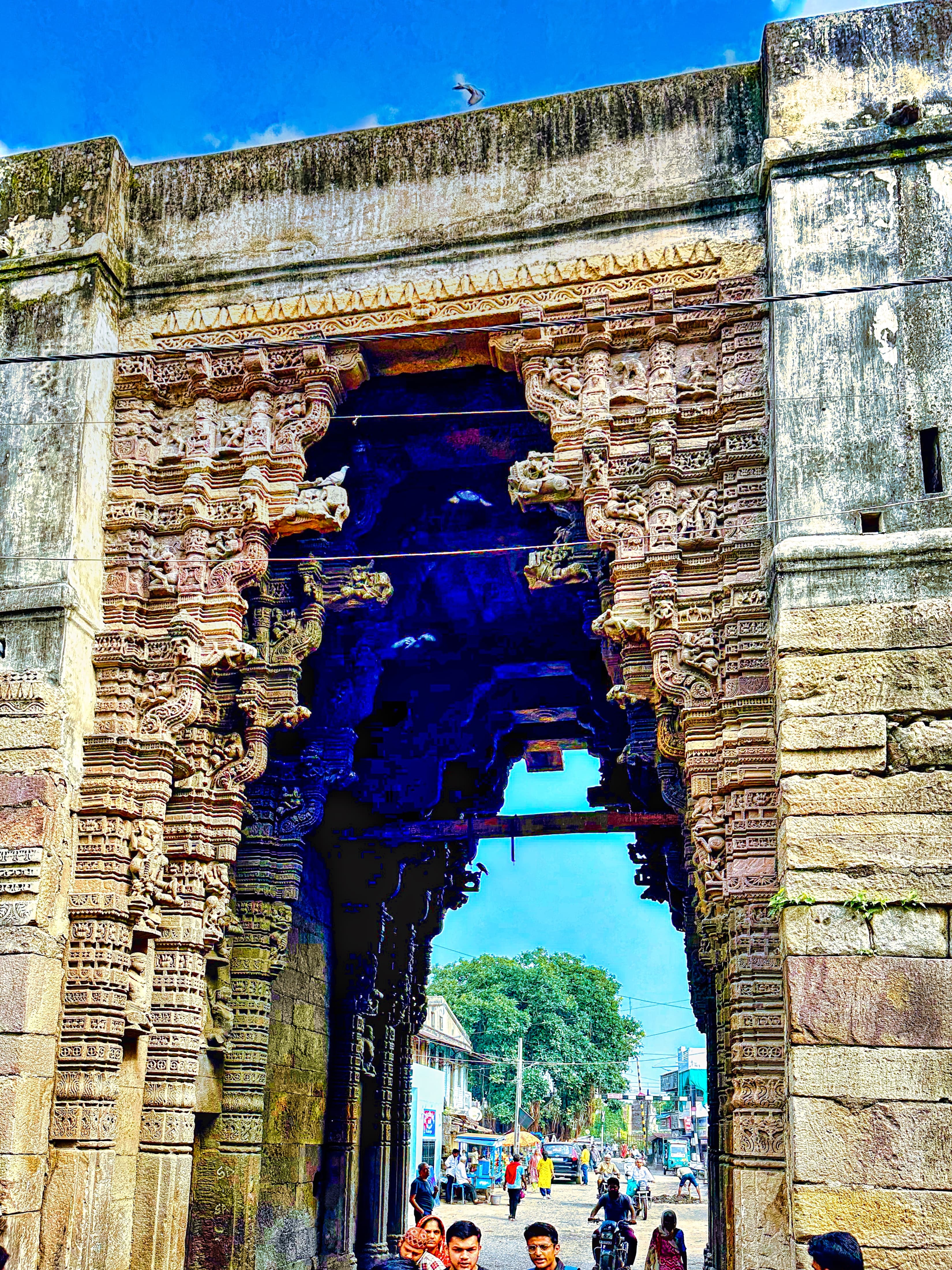 Dabhoi Fort Vadodara fort in Jainawaga, Dabhoi (391110), Gujarat, India, Gujarat - Maru-Gurjara architecture style, Chalukya architecture style, Nagara architecture style, Dravida architecture style (Solanki Period) - thumbnail