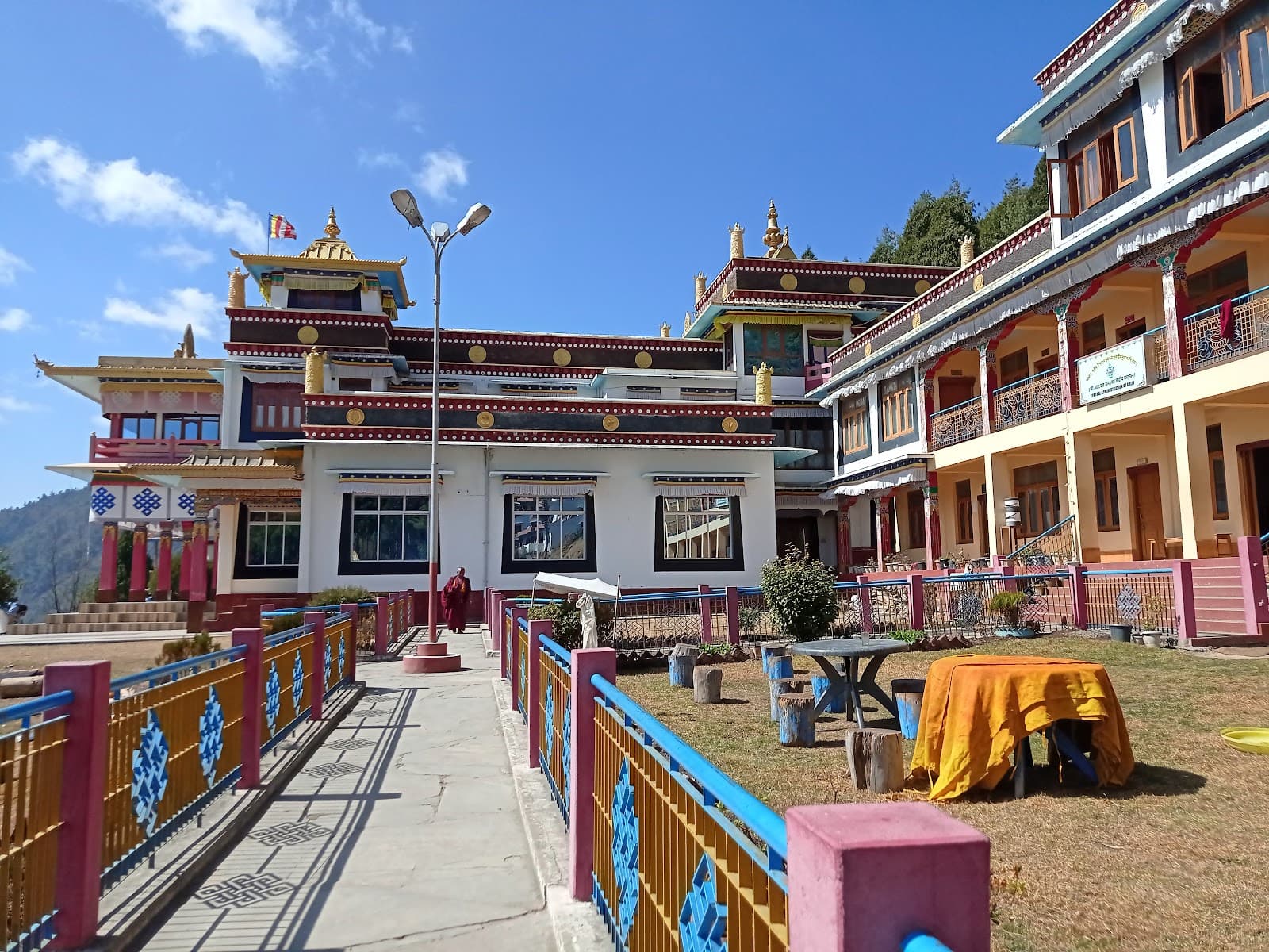 Bomdila Monastery Bomdila monument in Bomdila (790001), Arunachal Pradesh - Tibetan Buddhist Monastic architecture style, Sino-Tibetan architecture style, Himalayan Vernacular architecture style, Indo-Saracenic architecture style (British Colonial Period) - thumbnail