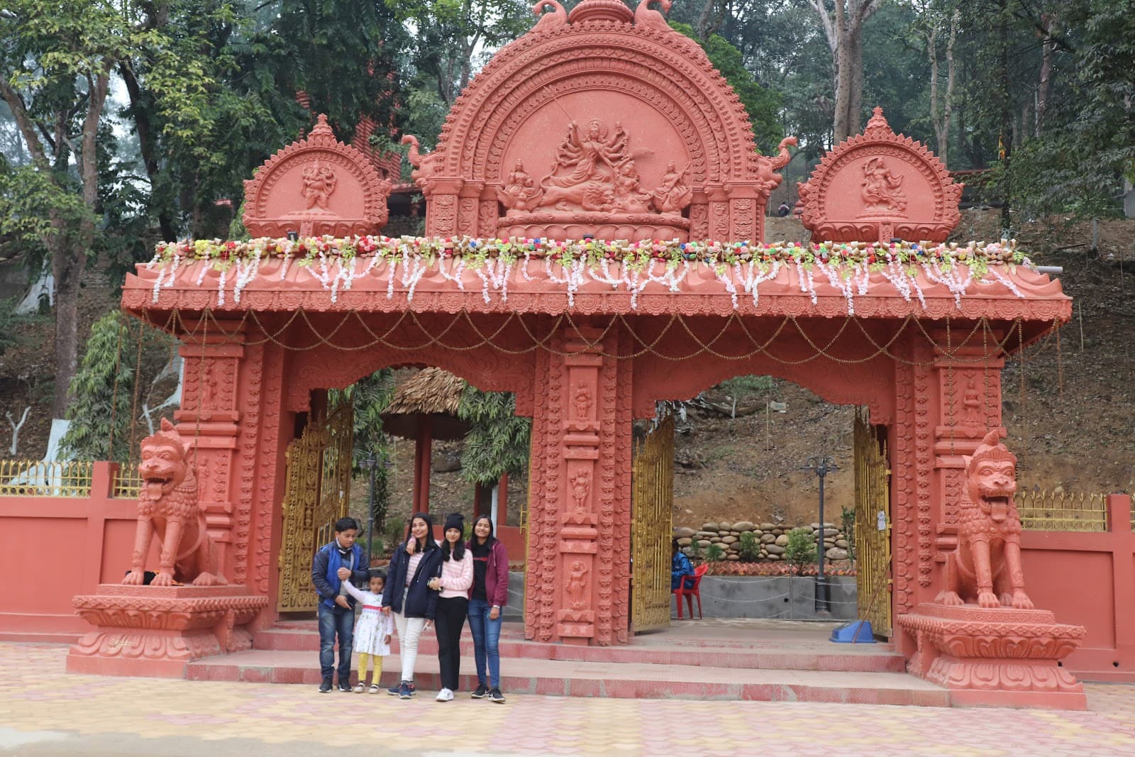 Volunteer at Malinithan Temple Likabali