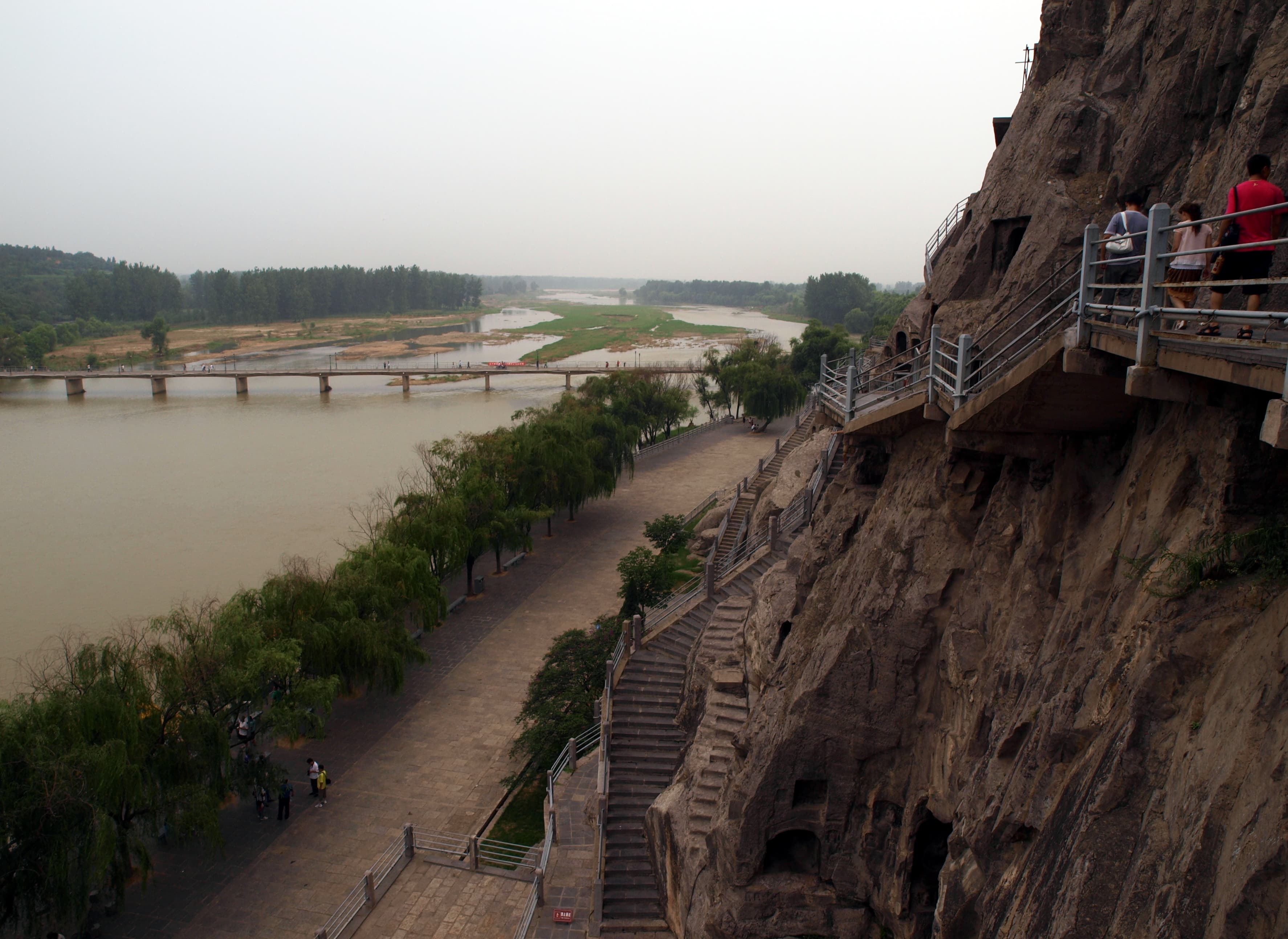 Longmen Grottoes Luoyang Henan China monument in Long Men Zhong Jie, Luo Long Qu, Luo Yang Shi (471023), He Nan Sheng, China, Henan Province - Gandhara-Influenced Rock-Cut architecture style, Indian Rock-Cut architecture style, Indian Buddhist architecture style, Indic Sculpture architecture style (Early Medieval) - thumbnail