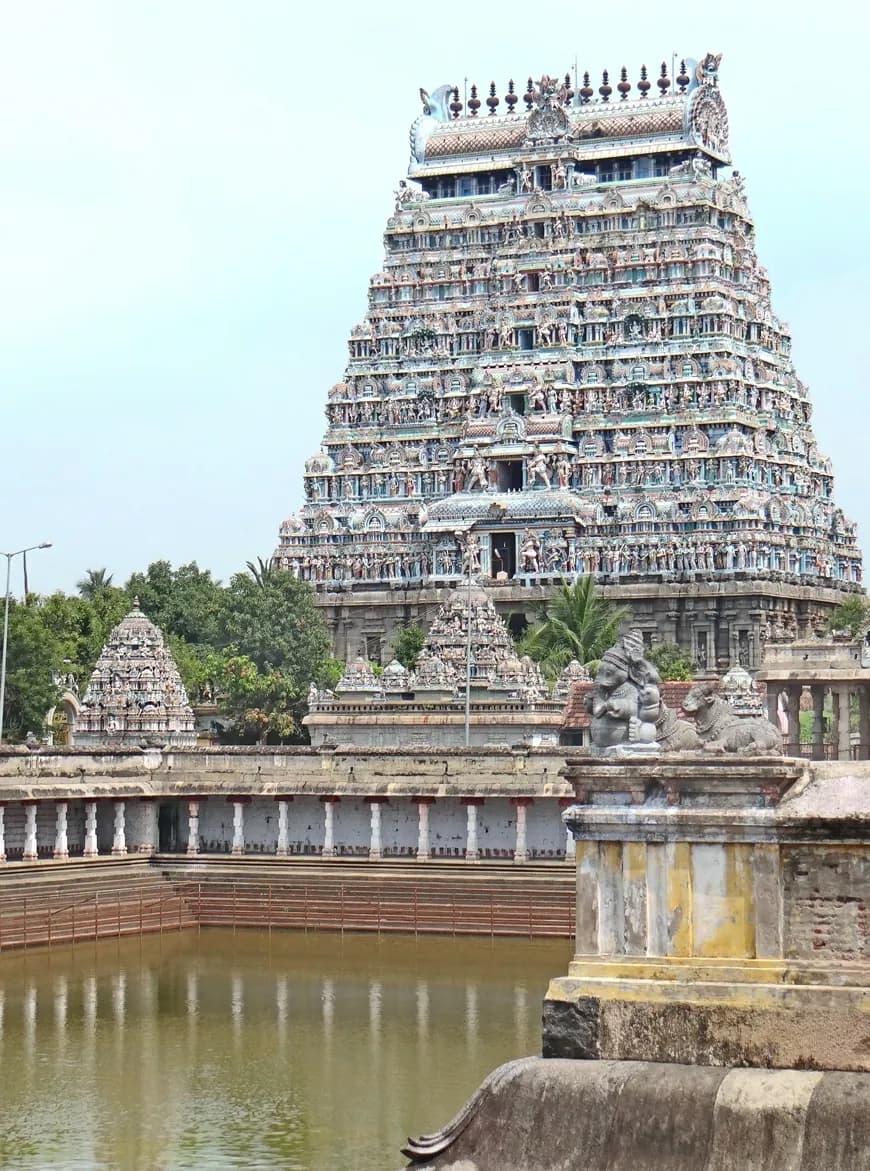 Nataraja Temple Chidambaram temple in Chidambaram (608001), Tamil Nadu, India, Tamil Nadu - Dravida architecture style, Chola architecture style, Pandya architecture style, Tamil Temple architecture style (Chola Period) - thumbnail