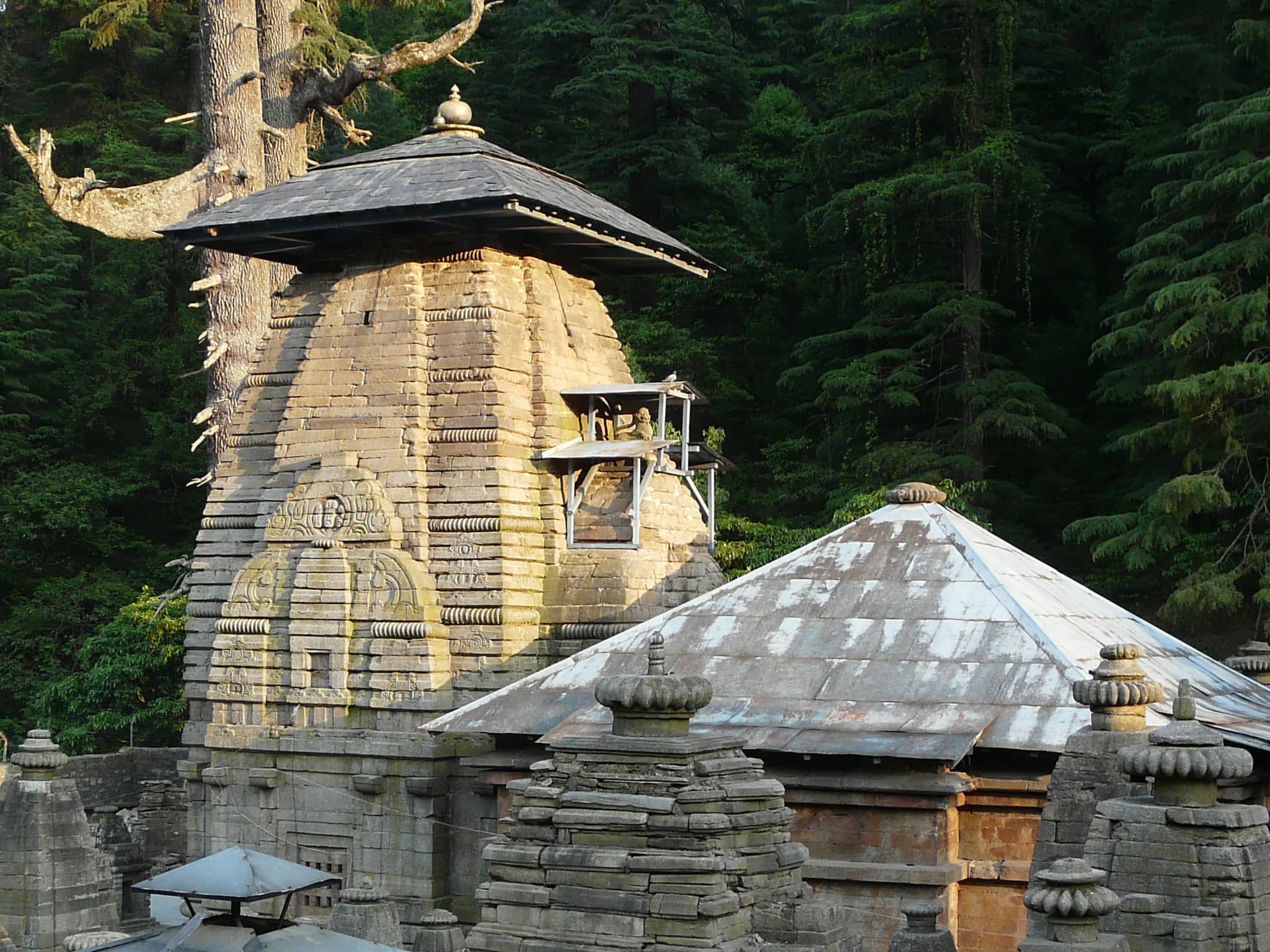 Jageshwar Temples Almora fort in Jageshwar Dham (263623), Kumaon Division, Uttarakhand, India, Uttarakhand - Nagara architecture style, Katyuri architecture style, Panchayatana architecture style, North Indian Temple architecture style (Gurjara-Pratihara Period) - thumbnail