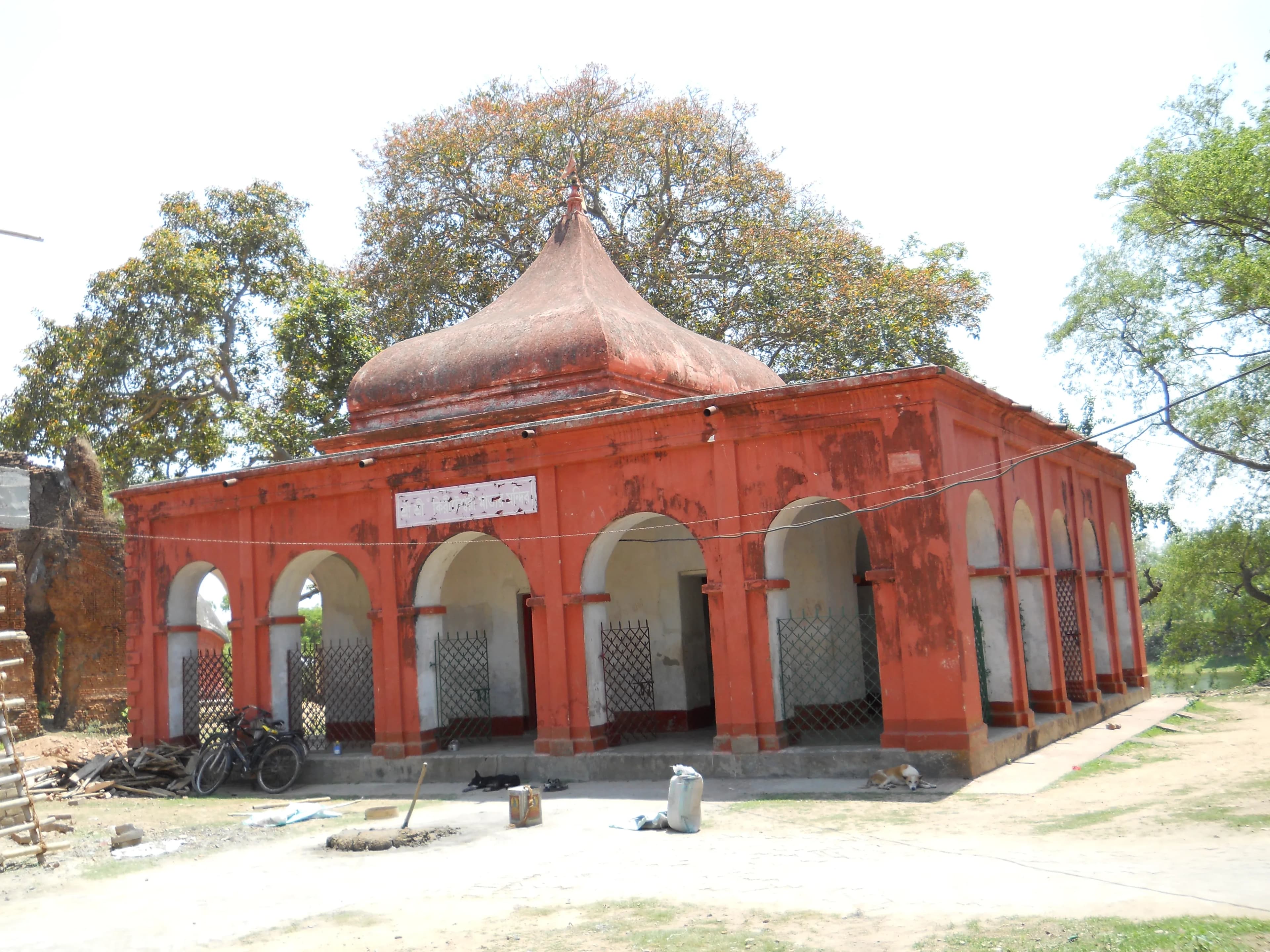Kiriteswari Temple Murshidabad fort in Berhampore (742104), Malda Division, West Bengal, India, West Bengal - Bengal Temple architecture style, Nagara architecture style, Kalinga architecture style, Hindu Temple architecture style (Bengal Renaissance Period) - thumbnail